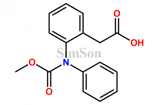 2-[2-(N-methoxycarbonylanilino)phenyl]acetic acid
