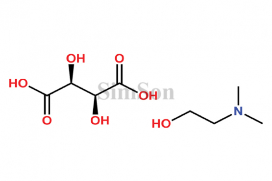 2-Dimethylaminoethanol (+)-bitartrate salt