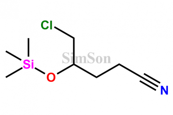 5-chloro-4-((trimethylsilyl)oxy)pentanenitrile