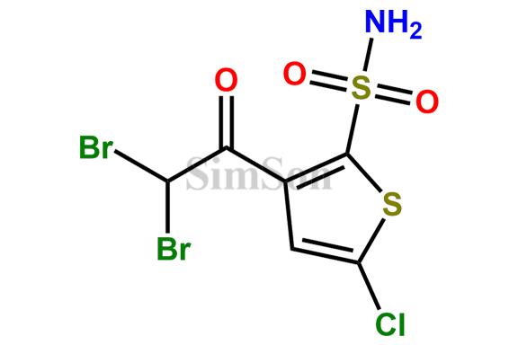 3-(2,2-Dibromoavetyl)-5-chlorothiophene-2-sulfonamide