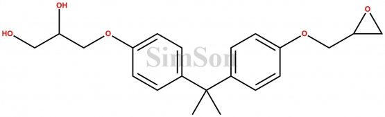 Bisphenol A (2,3-dihydroxypropyl) Glycidyl Ether