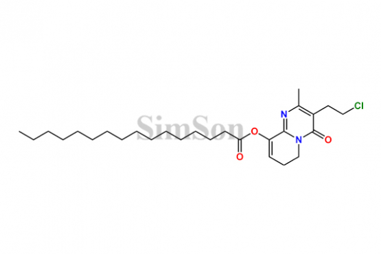 3-(2-chloroethyl)-2-methyl-4-oxo-6,7-dihydro-4H-pyrido[1,2-a]pyrimidin-9-yl palmitate