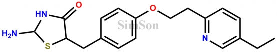 2-amino-5-(4-(2-(5-ethylpyridin-2-yl)ethoxy)benzyl)thiazolidin-4-one