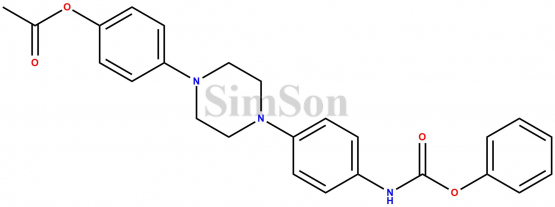 acetic acid 4-[4-(4-phenoxycarbonylaMino-phenyl)-piperazin-1-yl]-phenyl ester