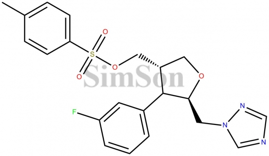 ((3S,5R)-5-((1H-1,2,4-triazol-1-yl)methyl)-4-(3-fluorophenyl)tetrahydrofuran-3-yl)methyl 4-methylbenzenesulfonate