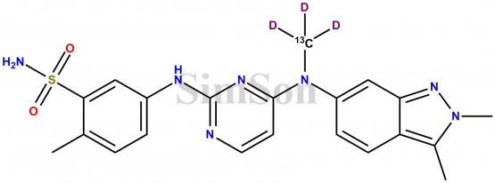 Pazopanib -13C,D3