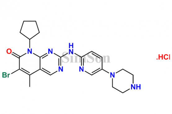 6-bromo-8-cyclopentyl-5-methyl-2-((5-(piperazin-1-yl)pyridin-2-yl)amino)pyrido[2,3-d]pyrimidin-7(8H)-one hydrochloride