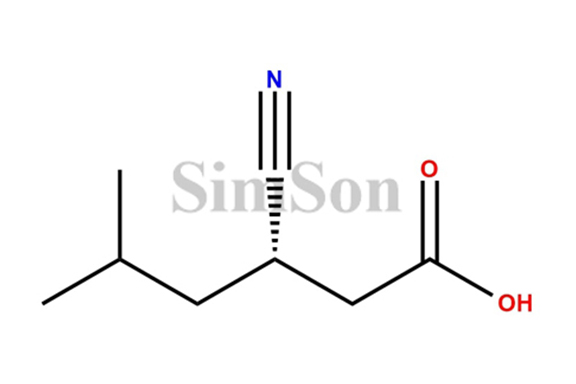 (3S)-3-Cyano-5-methylhexanoic acid