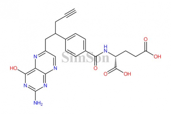 (2R)-2-(4-(1-(2-amino-4-hydroxypteridin-6-yl)pent-4-yn-2-yl)benzamido)pentanedioic acid