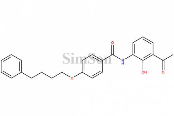 N-(3-Acetyl-2-hydroxyphenyl)-4-(4-phenylbutoxy)benzamide