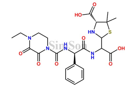 (4R)-2-(carboxy((R)-2-(4-ethyl-2,3-dioxopiperazine-1-carboxamido)-2-phenylacetamido)methyl)-5,5-dimethylthiazolidine-4-carboxylic acid