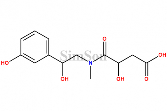 3-hydroxy-4-((2-hydroxy-2-(3-hydroxyphenyl)ethyl)(methyl)amino)-4-oxobutanoic acid