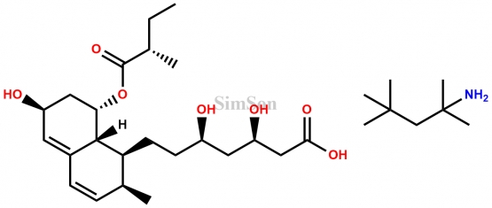 Pravastatin 1,1,3,3-Tetramethylbutylamine