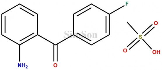 2-Amino-4'-fluorobenzophenone mesylate salt