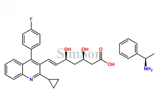 Pitavastatin (+)-Phenylethylamine Salt