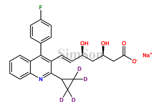 Pitavastatin-D4 Sodium Salt