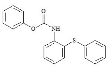 Phenyl-2-(phenyl thio)phenyl carbamide