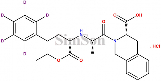 Quinapril-D5 Hydrochloride