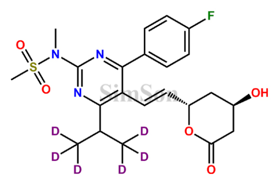 Rosuvastatin Lactone-D6