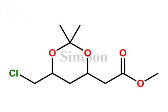 Methyl 2-(6-chloromethyl-2,2-Dimethyl-1,3-dioxan-4yl) acetate