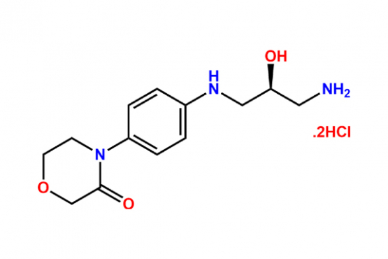 (S)-4-(4-((3-Amino-2-hydroxypropyl)amino)phenyl)morpholin-3-one Dihydrochloride