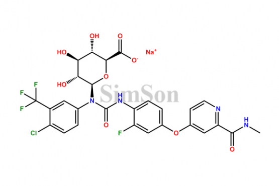 Regorafenib N-beta-D-Glucuronide Sodium Salt
