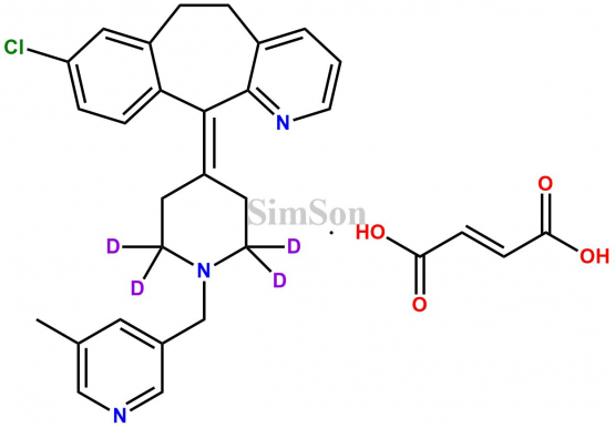 Rupatadine D4 Fumarate