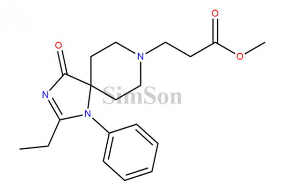 Methyl 3-(2-ethyl-4-oxo-1-phenyl-1,3,8-triazaspiro[4.5]dec-2-en-8-yl)propanoate