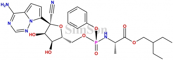 Remdesivir S-isomer at CN