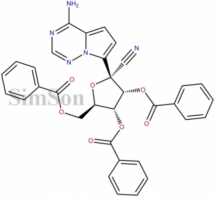 (2R,3R,4R,5R)-2-(4-aminopyrrolo[2,1-f][1,2,4]triazin-7-yl)-5-((benzoyloxy)methyl)-2-cyanotetrahydrofuran-3,4-diyl dibenzoate