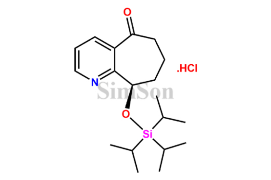 (R)-9-((triisopropylsilyl)oxy)-6,7,8,9-tetrahydro-5H-cyclohepta[b]pyridin-5-onehydrochloride