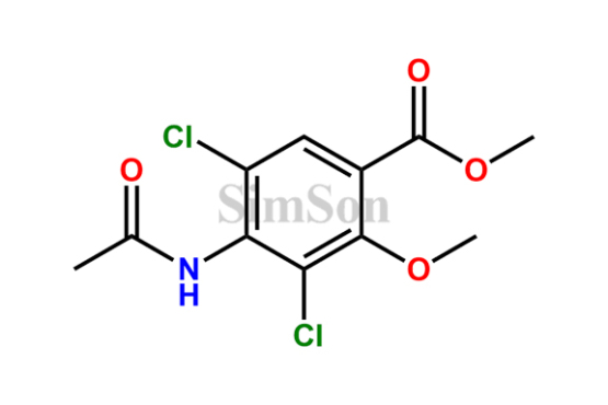 methyl 4-acetamido-3,5-dichloro-2-methoxybenzoate