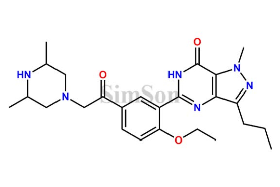 Des-N-Ethyl 3,5-Dimethylacetildenafil