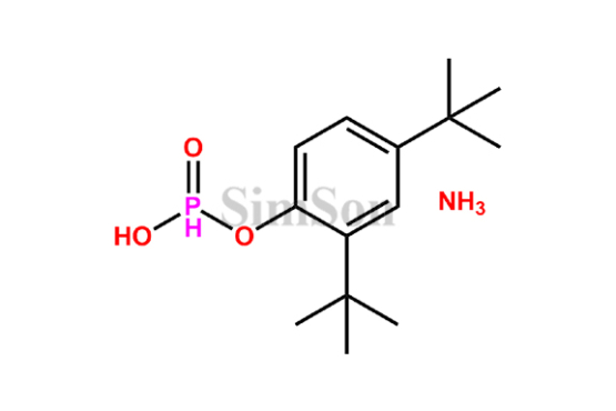 Phosphonicacid,mono[2,4-bis(1,1-dimethylethyl)phenyl]ester Ammonium