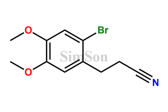 3-(2-bromo-4,5-dimethoxyphenyl)propanenitrile
