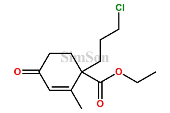 Ethyl,1-(3-chloropropyl)-2-methyl-4-oxocyclohex-2-ene-1-carboxylate