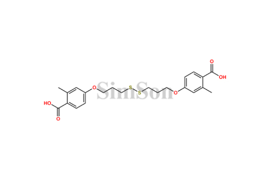 4,4`-((disulfanediylbis(propane-3,1-diyl))bis(oxy))bis(2-methylbenzoic acid)
