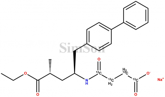 Sacubitril 13C4 sodium salt