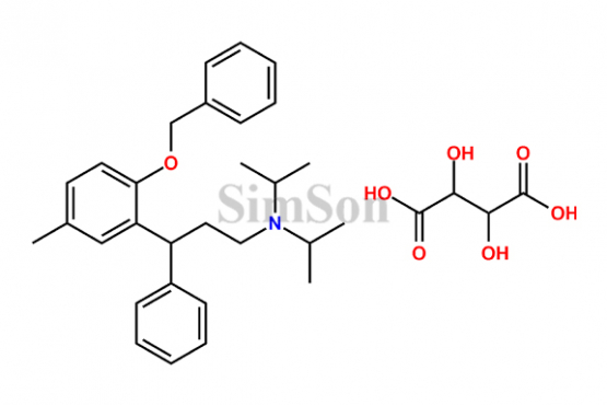 Tolterodine Benzyloxy Amine Derivative - Tartrate salt