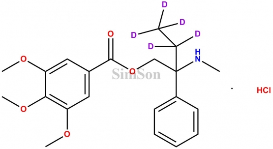 N-Demethyl Trimebutine-d5 Hydrochloride