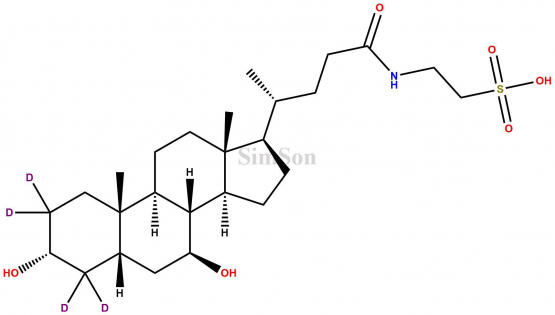 Tauroursodeoxycholic-D4 Acid