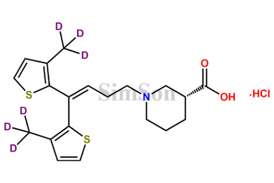 Tiagabine-d6 Hydrochloride