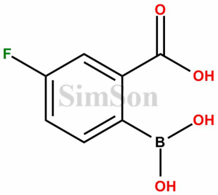 2-Carboxy-4-fluorophenylboronic acid