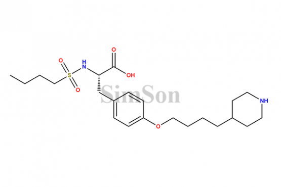 (2S)-2-(Butylsulfonylamino)-3-{4-[4-(4-piperidyl)butoxy}phenyl propanoic acid