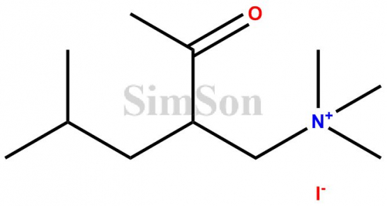 2-Acetyl-4-methylpentyl)trimethylammonium Iodide