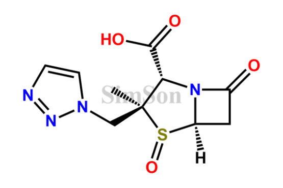 (2S,3S,5R)-3-methyl-3-(1H-1,2,3-triazol-1-ylmethyl)-7-oxo-4-thia-1-azabicyclo[3.2.0] heptane-2-carboxylic acid-4-oxide