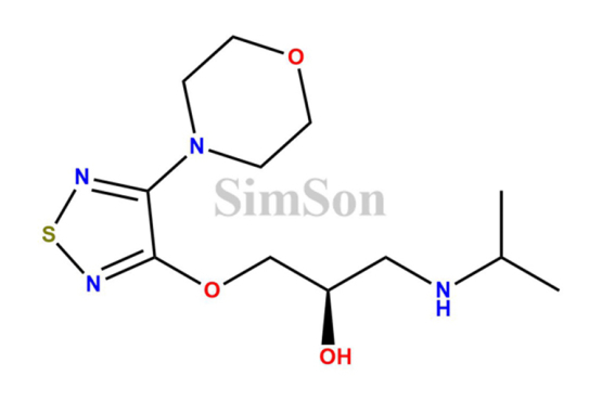 (R)-1-(4-morpholino-1,2,5-thiadiazol-3-yloxy)-3-(isopropylamino)propan-2-ol