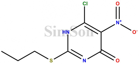 6-Chloro-5-nitro-2-(propylthio)-4(1H)-pyrimidinone