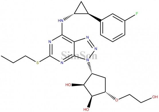 Ticagrelor 4-desfluoro