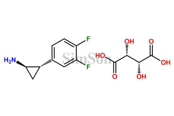 Cyclopropanamine-2-(3,4-difluorophenyl)-(1R,2S)-(2R,3R)-2,3-dihydroxybutanedioate